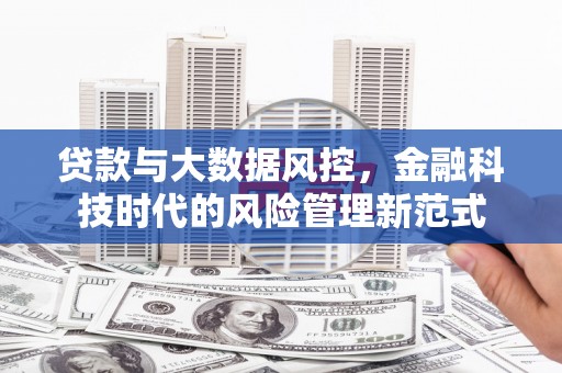 宣化贷款与大数据风控，金融科技时代的风险管理新范式