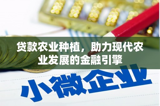 宣化贷款农业种植，助力现代农业发展的金融引擎