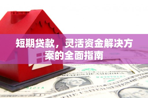 宣化短期贷款，灵活资金解决方案的全面指南