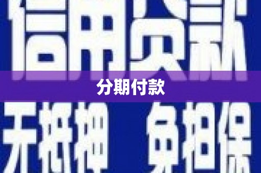 宣化分期付款