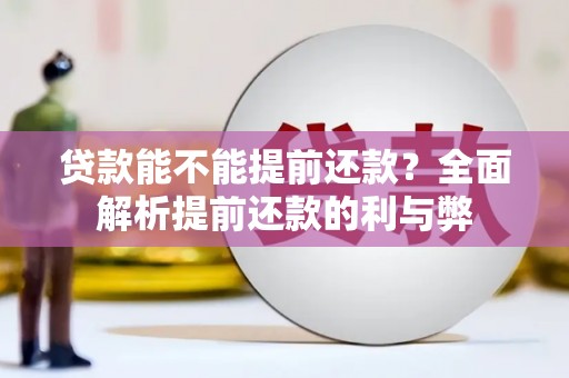 宣化贷款能不能提前还款？全面解析提前还款的利与弊
