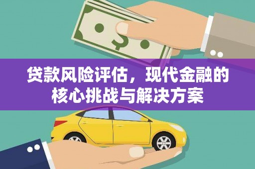 宣化贷款风险评估，现代金融的核心挑战与解决方案