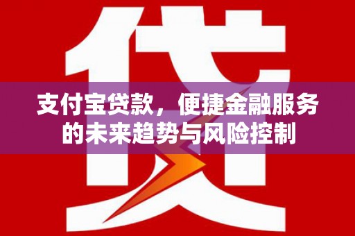 宣化支付宝贷款，便捷金融服务的未来趋势与风险控制