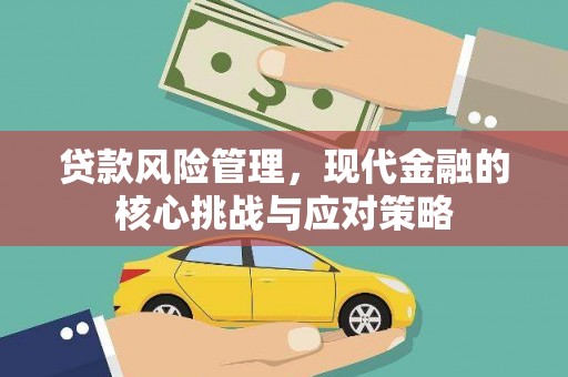 宣化贷款风险管理，现代金融的核心挑战与应对策略
