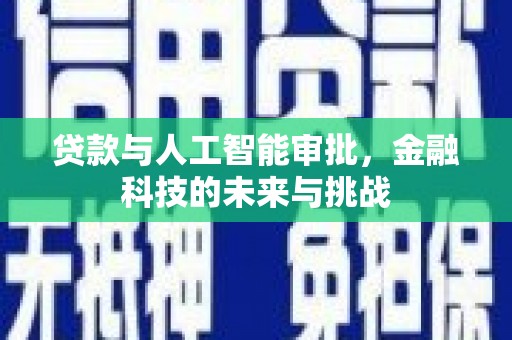 宣化贷款与人工智能审批，金融科技的未来与挑战