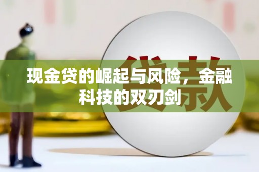 宣化现金贷的崛起与风险，金融科技的双刃剑