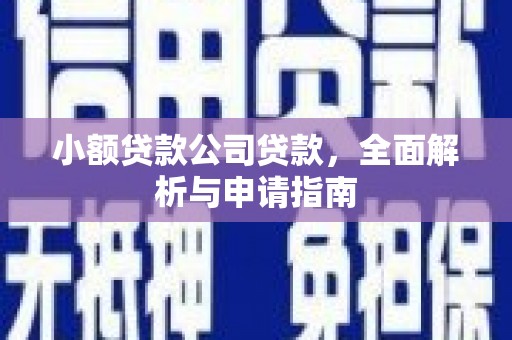 宣化小额贷款公司贷款，全面解析与申请指南