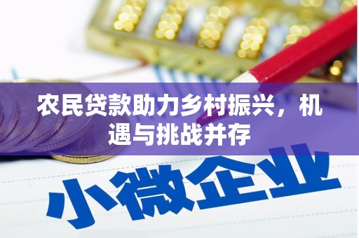 宣化农民贷款助力乡村振兴，机遇与挑战并存