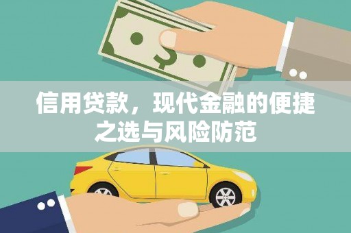 宣化信用贷款，现代金融的便捷之选与风险防范