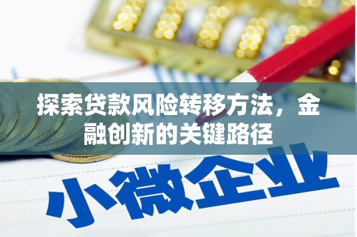 宣化探索贷款风险转移方法，金融创新的关键路径