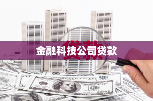 宣化金融科技公司贷款