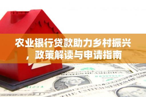 宣化农业银行贷款助力乡村振兴，政策解读与申请指南