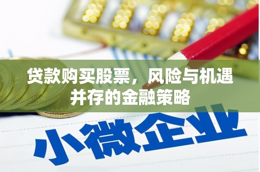 宣化贷款购买股票，风险与机遇并存的金融策略