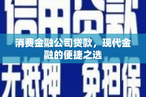 宣化消费金融公司贷款，现代金融的便捷之选