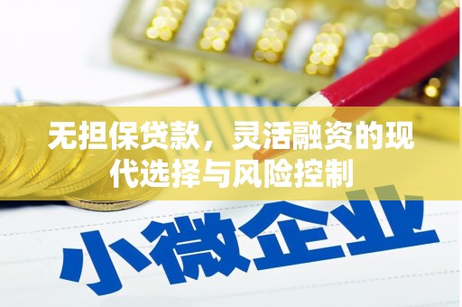 宣化无担保贷款，灵活融资的现代选择与风险控制