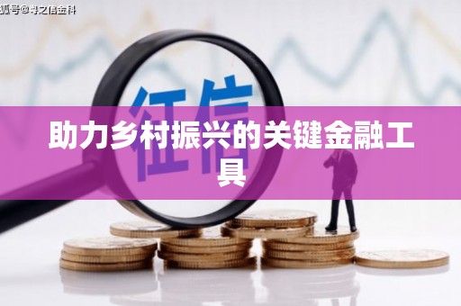 宣化助力乡村振兴的关键金融工具