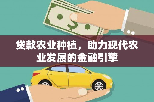 宣化贷款农业种植，助力现代农业发展的金融引擎