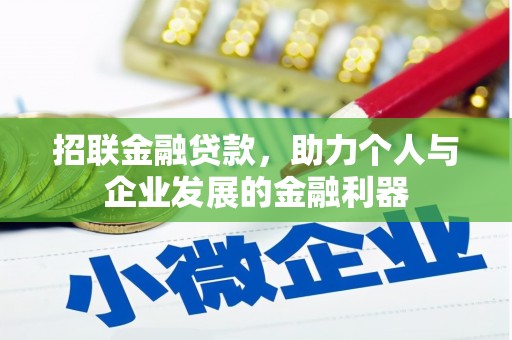 宣化招联金融贷款，助力个人与企业发展的金融利器