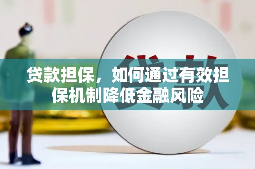宣化贷款担保，如何通过有效担保机制降低金融风险