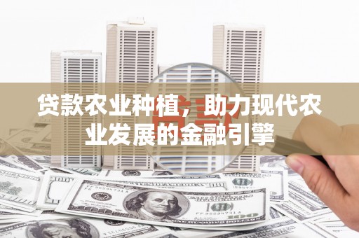 宣化贷款农业种植，助力现代农业发展的金融引擎