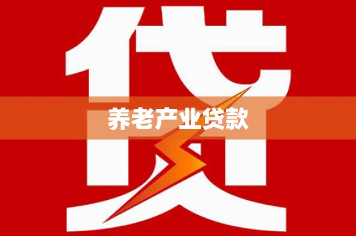 宣化养老产业贷款
